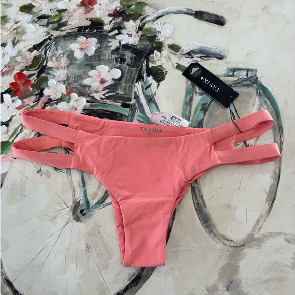 LAST PRICE🍒🤍 TAVIK Chloe moderate swim bottom coral 🌸 - Picture 11 of 11